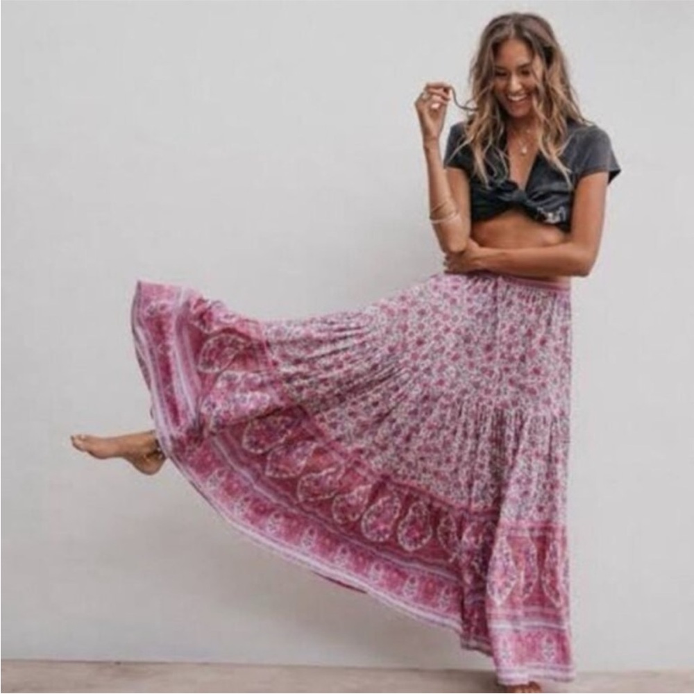 Spell & the Gypsy Jasmine Maxi Skirt in Lilac